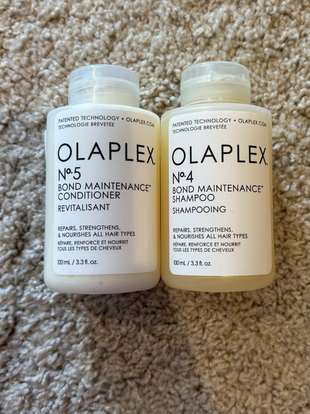 OLAPLEX No.4 & No.5 Bond Maintenance Shampoo and Conditioner - Travel Size